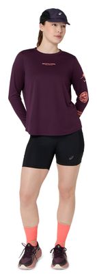 Asics Fujitrail Logo Purple Women's Trail T-Shirt