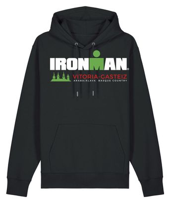 Felpa con cappuccio Ironman Vitoria Nero