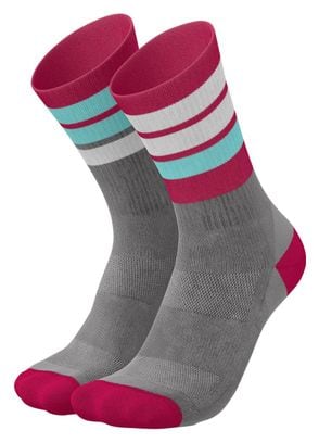 Chaussettes Incylence Merino Strive Gris/Rose