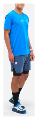 Short 2-en-1 Millet Intense Bleu Homme