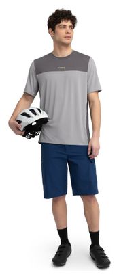 Maillot VTT manches courtes homme Cyclisme MTB Berm Gray Gris