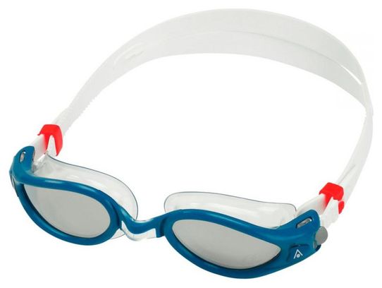 Aquasphere Kaiman EXO swim goggles. Mirror Glass - Silver / Blue / Transparent