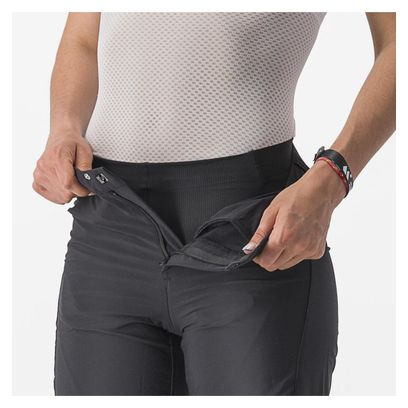 Pantalón corto Castelli Trail Liner Negro para mujer