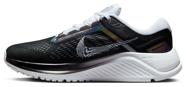 Chaussures de Running Nike Air Zoom Structure 24 PRM Femme Noir Blanc