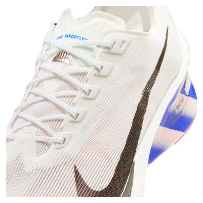 Zapatillas de running Nike Vaporfly 4 blancas/azules para hombre