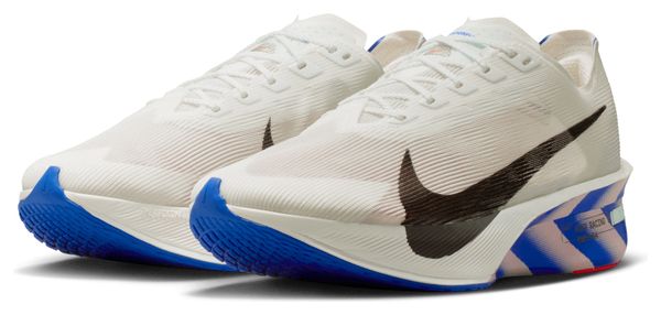 Zapatillas de running Nike Vaporfly 4 blancas/azules para hombre