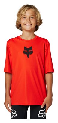 Fox Ranger Kid's Short Sleeve Jersey Red