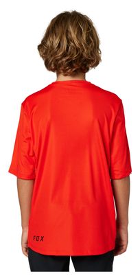 Fox Ranger Kid's Short Sleeve Jersey Red
