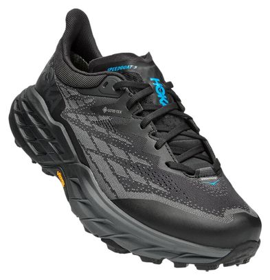 Hoka Speedgoat 5 GTX Spike Trail Running Shoes Black