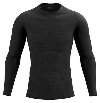 Maillot manches longues Compressport On/Off Base Layer LS Top Noir