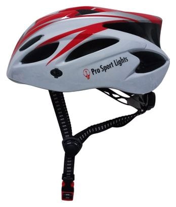 Casque de cyclisme - Blanc/Rouge - Hommes/Femmes