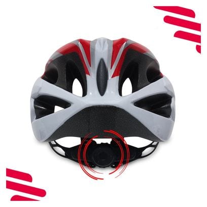 Casque de cyclisme - Blanc/Rouge - Hommes/Femmes