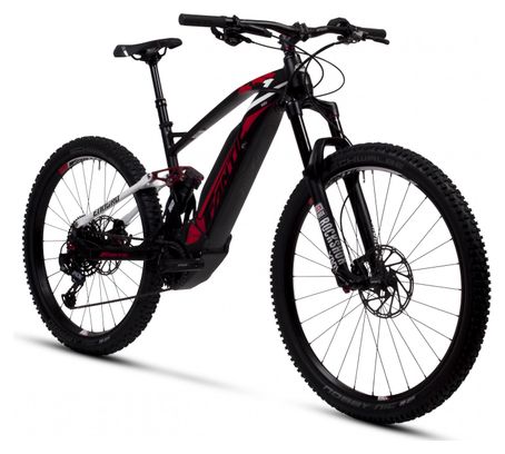 Full Suspension Electric MTB Fantic XF1 160 Sram NX Eagle 12v 630Wh Black / Red 2020