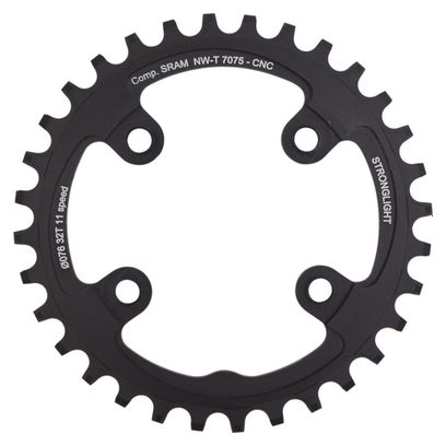 Stronglight Narow Wide 76mm Sram XX1 1x11V Black Chainring