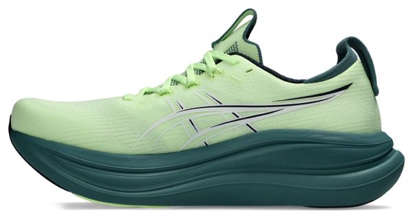 Asics Gel-Nimbus 28 Running Shoes for Men, Yellow/Green