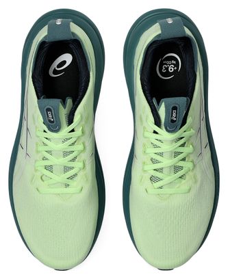 Asics Gel-Nimbus 28 Running Shoes for Men, Yellow/Green