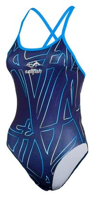 Sailfish Dames Durability Single X Zwempak Blauw