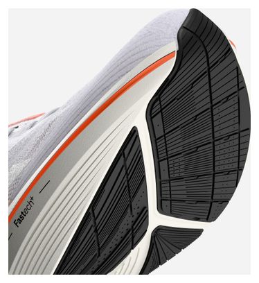 Zapatillas de running Kiprun Kipstorm Interval blancas y naranjas para hombre