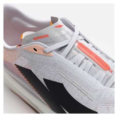 Zapatillas de running Kiprun Kipstorm Interval blancas y naranjas para hombre