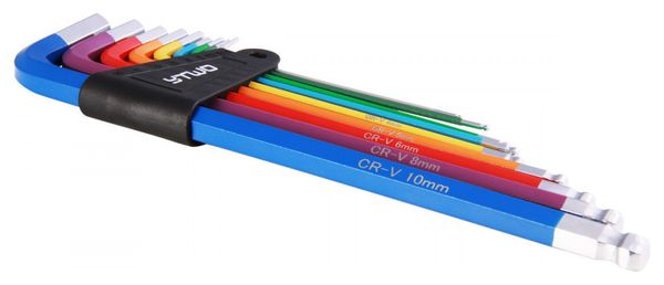 8-teiliges Inbusschlüssel-Set „Ytwo Color Keys“, mehrfarbig