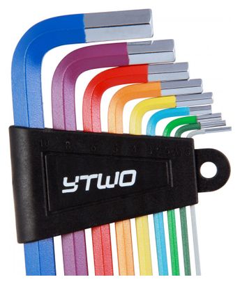 8-teiliges Inbusschlüssel-Set „Ytwo Color Keys“, mehrfarbig