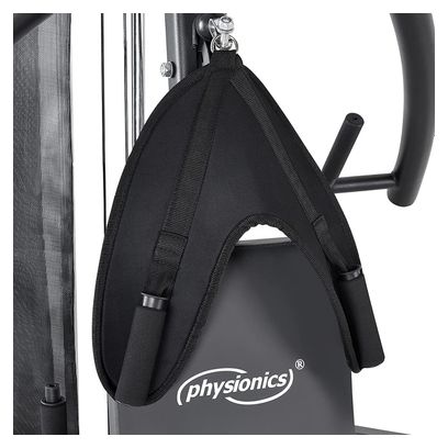 Station de musculation multifonction avec poids de 65 7 kg presse de poitrine butterfly preacher curl barre latissimus câbles banc d haltérophilie complet appareil de fitness gym 01_0000177
