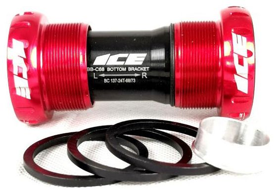 Shimano Hollowtech/Sram GXP 68/73 mm Ice InnenlagerRot