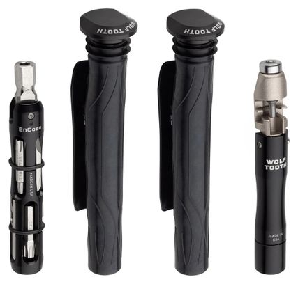 Wolf Tooth EnCase System Bar Kit Un multiutensile integrato (16 funzioni) Nero