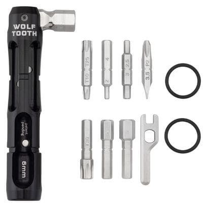 Multi-Outils Intégrés Wolf Tooth EnCase System Bar Kit One (16 Fonctions) Noir