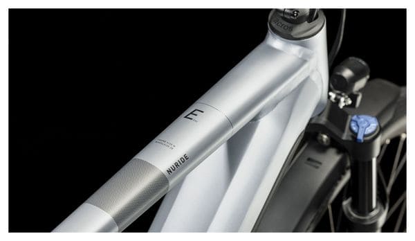 Cube Nuride Hybrid EXC 625 Allroad Bicicletta ibrida elettrica Shimano Deore 12S 625 Wh 29'' Polar Silver 2023