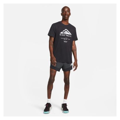Camiseta de trail Nike Dri-Fit Negra