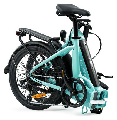 Velo Electrique Pliant Swan 20 bleu ciel Roues 20 Alltricks