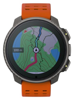 Montre GPS Suunto Vertical Titanium Solar Canyon - Orange