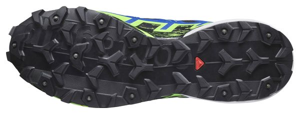 Chaussures de Trail Unisexe Salomon Spikecross 6 Gore-Tex Noir/Bleu/Vert