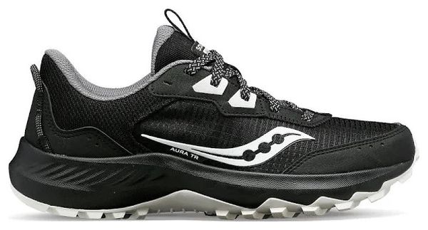 <strong>Zapatillas Trail Running Mujer Sauconny Aura TR Negro</strong>Blanco
