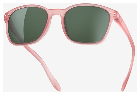 Izipizi Journey Unisex Pink Glasses - Green Lenses - Polarized