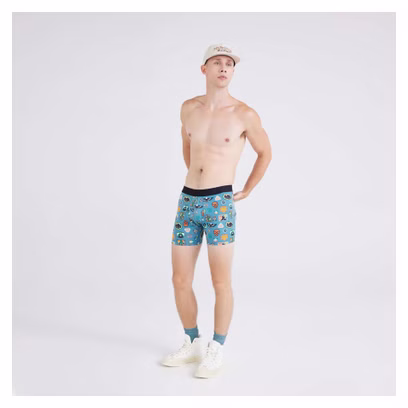 Boxer Saxx Droptemp® Cooling Cotton Outside Is In-Hydro Blue