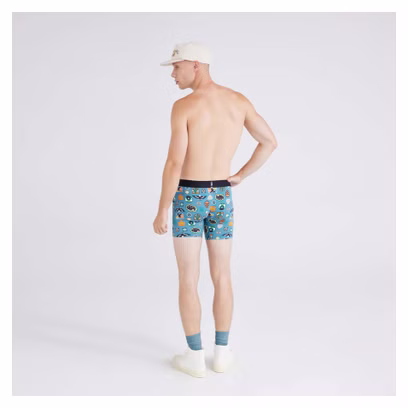 Boxer Saxx Droptemp® Cooling Cotton Outside Is In-Hydro Blue