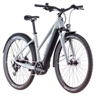 VTC Électrique Cube Nuride Hybrid Performance 625 Allroad Trapeze Shimano Cues 9V 625 Wh 29'' Gris Vert Swamp 2025