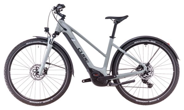 VTC Électrique Cube Nuride Hybrid Performance 625 Allroad Trapeze Shimano Cues 9V 625 Wh 29'' Gris Vert Swamp 2025