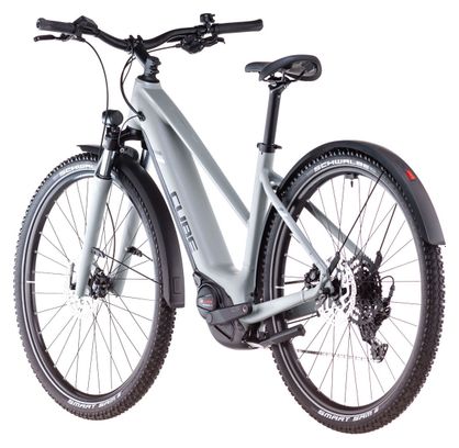 VTC Électrique Cube Nuride Hybrid Performance 625 Allroad Trapeze Shimano Cues 9V 625 Wh 29'' Gris Vert Swamp 2025