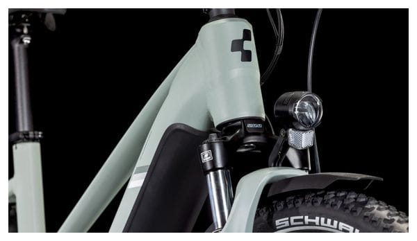 VTC Électrique Cube Nuride Hybrid Performance 625 Allroad Trapeze Shimano Cues 9V 625 Wh 29'' Gris Vert Swamp 2025