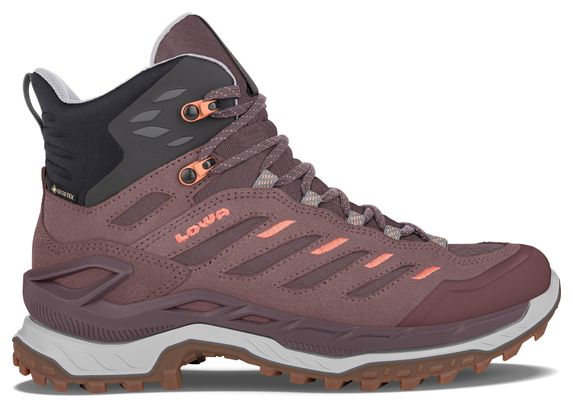 Zapatos de senderismo Lowa Innovo Gore-Tex Mid Burdeos/Rosa Mujer