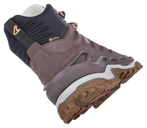 Zapatos de senderismo Lowa Innovo Gore-Tex Mid Burdeos/Rosa Mujer