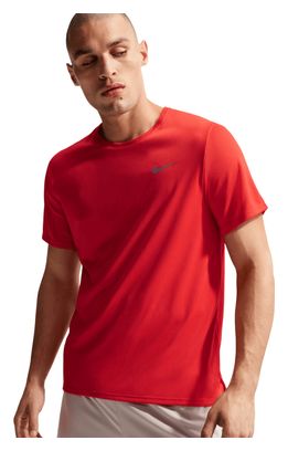 Maglia a maniche corte Nike Miler rossa da uomo