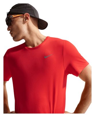 Maglia a maniche corte Nike Miler rossa da uomo