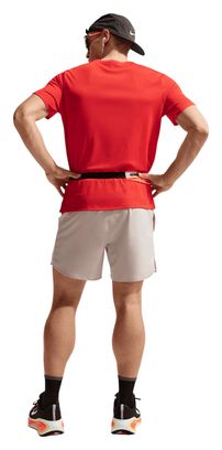 Maglia a maniche corte Nike Miler rossa da uomo