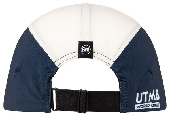 Buff 5 Panel Go Cap - UTMB 2025 Wit/Blauw