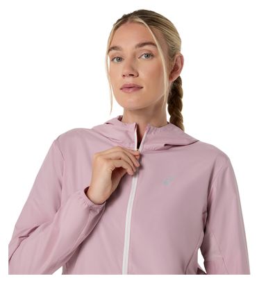Giacca antivento Asics Core rosa da donna