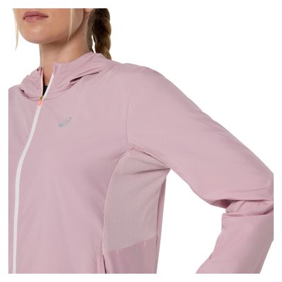 Giacca antivento Asics Core rosa da donna